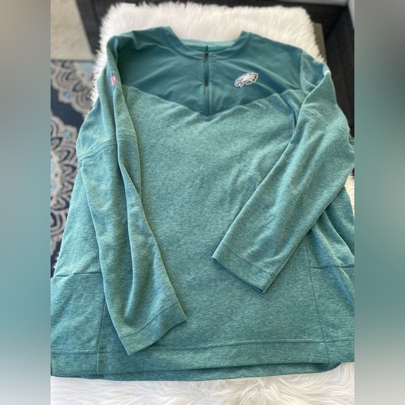 🦅NFL Philadelphia Eagles Men’s 1/4 Zip Pullover - XL - Picture 2 of 14